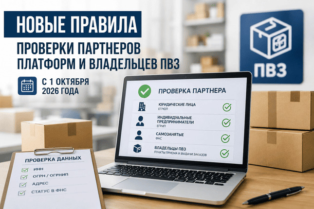 Владельцев ПВЗ и партнеров платформ проверят по новым правилам